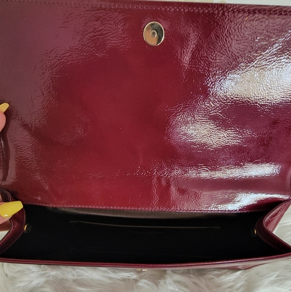 SOLD YSL Patent Leather Clutch - Picture 3 of 4